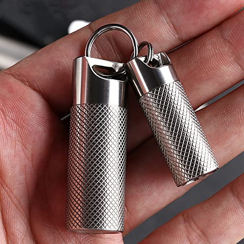 Titanium Waterproof Pill Case - Two Layer EDC Container