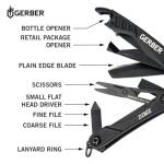 Gerber Dime 12-in-1 Mini EDC Multitool - Black