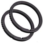 TISUR Heavy Duty Titanium Keychain Rings (2PCS)