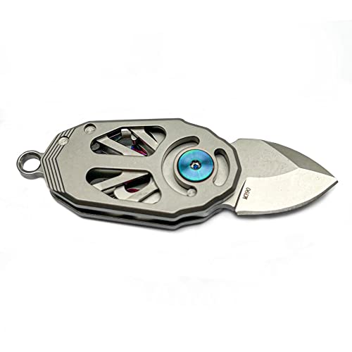 WANERSEN Titanium Pocket Folding Knife for Outdoor Everyday Carry