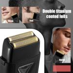 VGR 334 Titanium Foil Shaver for Men