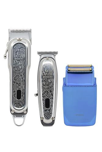 Titanium Cordless Hair Clipper and Trimmer Combo