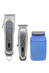 Titanium Cordless Hair Clipper and Trimmer Combo