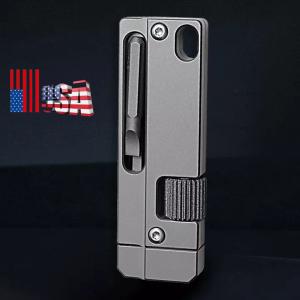 EDC Titanium Multi-Tool Wrench with Bit Holder