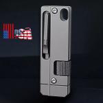 EDC Titanium Multi-Tool Wrench with Bit Holder