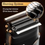 Mbzoey Mini Waterproof Electric Razor for Men