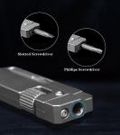 EDC Titanium Multi-Tool Wrench with Bit Holder