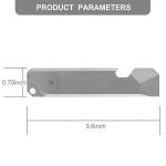 BANG TI Titanium Pry Bar & Bottle Opener Tool