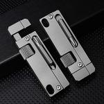 EDC Titanium Multi-Tool Wrench with Bit Holder