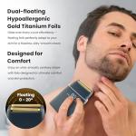 Titanium Electric Razor with Rechargeable Battery