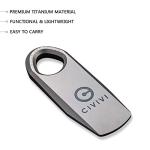 CIVIVI Mini Titanium Pry Bar EDC Keychain Tool
