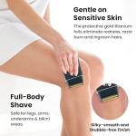 Titanium Electric Razor with Rechargeable Battery