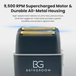 Titanium Electric Razor with Rechargeable Battery