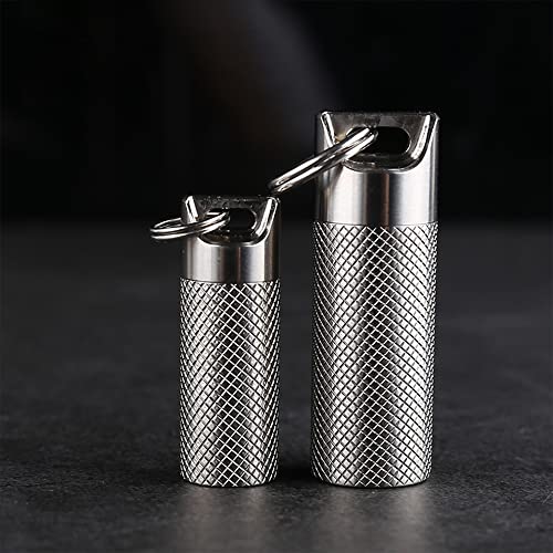 Titanium Waterproof Pill Case - Two Layer EDC Container