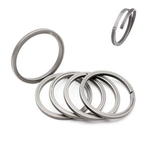 5PCS Heavy Duty Titanium Key Rings for Keychains