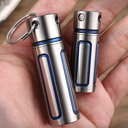 Titanium Pill Case Portable Waterproof Medicine Storage Outdoor
