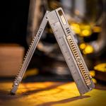 Rose Gold Titanium EDC Ruler Multitool - Imperial