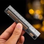 Rose Gold Titanium EDC Ruler Multitool - Imperial
