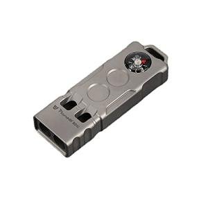 WANERSEN Titanium Survival Whistle with Compass