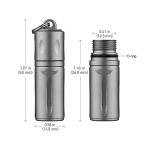 OKNIFE Otacle H1 Mini Titanium Keychain Pill Holder