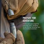 OKNIFE Otacle H1 Mini Titanium Keychain Pill Holder