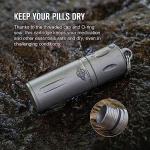 OKNIFE Otacle H1 Mini Titanium Keychain Pill Holder