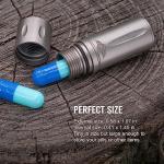 OKNIFE Otacle H1 Mini Titanium Keychain Pill Holder