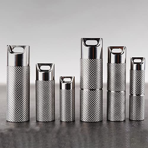 Titanium Waterproof Pill Case - Two Layer EDC Container