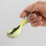 TITANER Lightweight Foldable Titanium Spork - Yellow