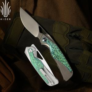 Kizer Topsail Titanium Pocket Knife with M390 Blade