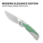 Kizer Topsail Titanium Pocket Knife with M390 Blade