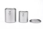 Keith Titanium Double-Wall Mug with Lid - 10.1 oz