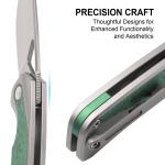 Kizer Topsail Titanium Pocket Knife with M390 Blade