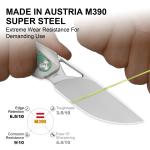 Kizer Topsail Titanium Pocket Knife with M390 Blade