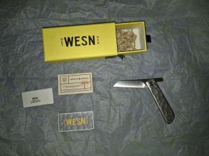 WESN Ridgeline Limited Edition Titanium Pocketknife