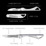 Titanium Folding Pocket Utility Knife - Dragonfly