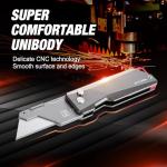 FLISSA Lightweight Titanium Folding Utility Knife