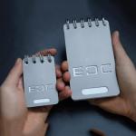 WANERSEN Large Waterproof Titanium Notebook for Outdoors