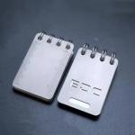 WANERSEN Large Waterproof Titanium Notebook for Outdoors