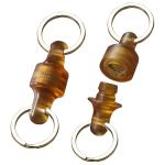 WANERSEN 2pcs Stylish Quick Release Keychain Set