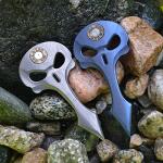 Titanium Skull Money Clip: Slim Wallet for Men