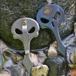 Titanium Skull Money Clip: Slim Wallet for Men