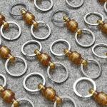 WANERSEN 2pcs Stylish Quick Release Keychain Set