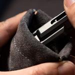 WANERSEN Slim Titanium EDC Coin Pouch with Snap Closure