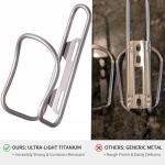 Lightweight Titanium Bike Water Bottle Cages - 2-Pack