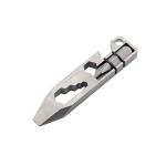 Titanium Pry Bar Multitool Keychain – Gray