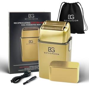 Titanium Electric Razor for Men with Accessories