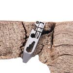 Titanium Pry Bar Multitool Keychain – Gray