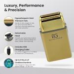 Titanium Electric Razor for Men with Accessories