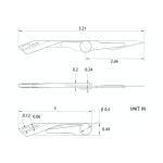 TITANER Falcon 2.0 Titanium EDC Pocket Knife